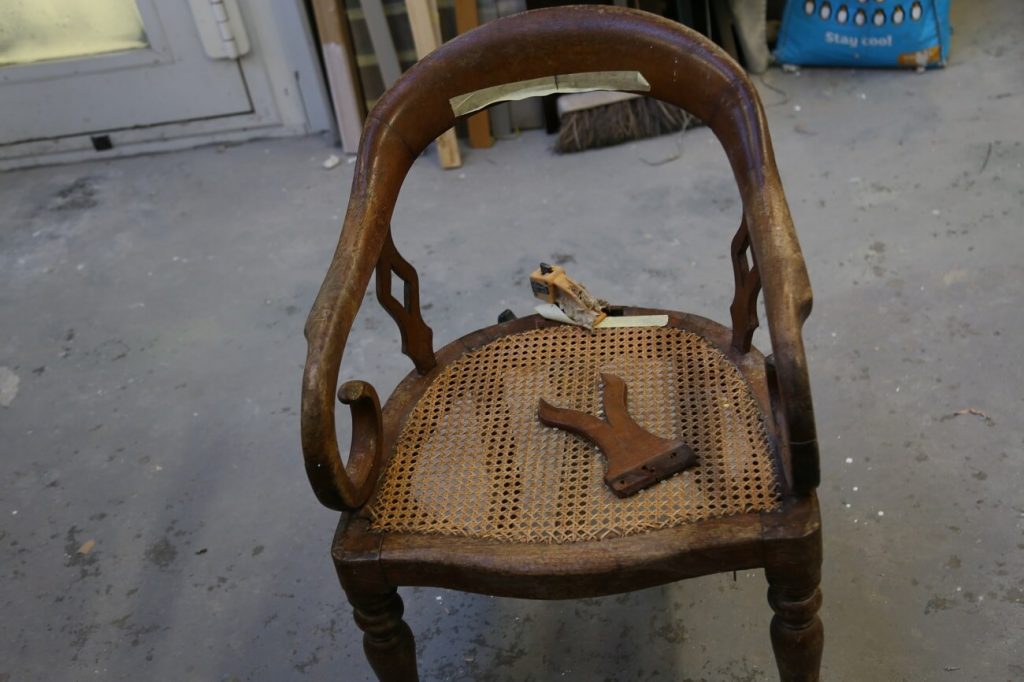 Broken Chair before Restoration